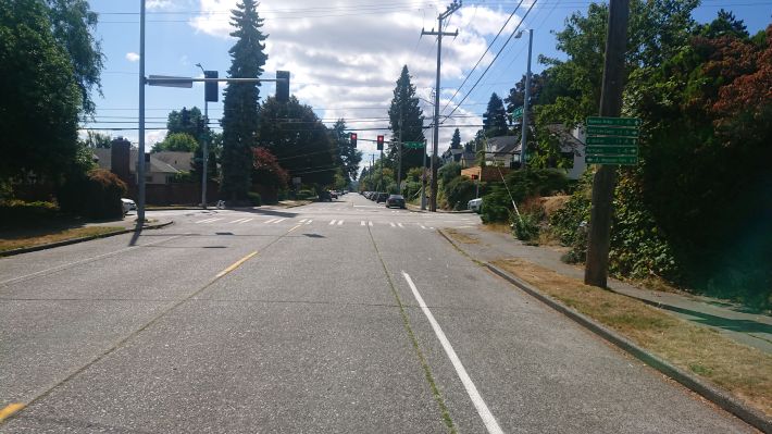 Red light at NE 75th St on 20th Ave NE